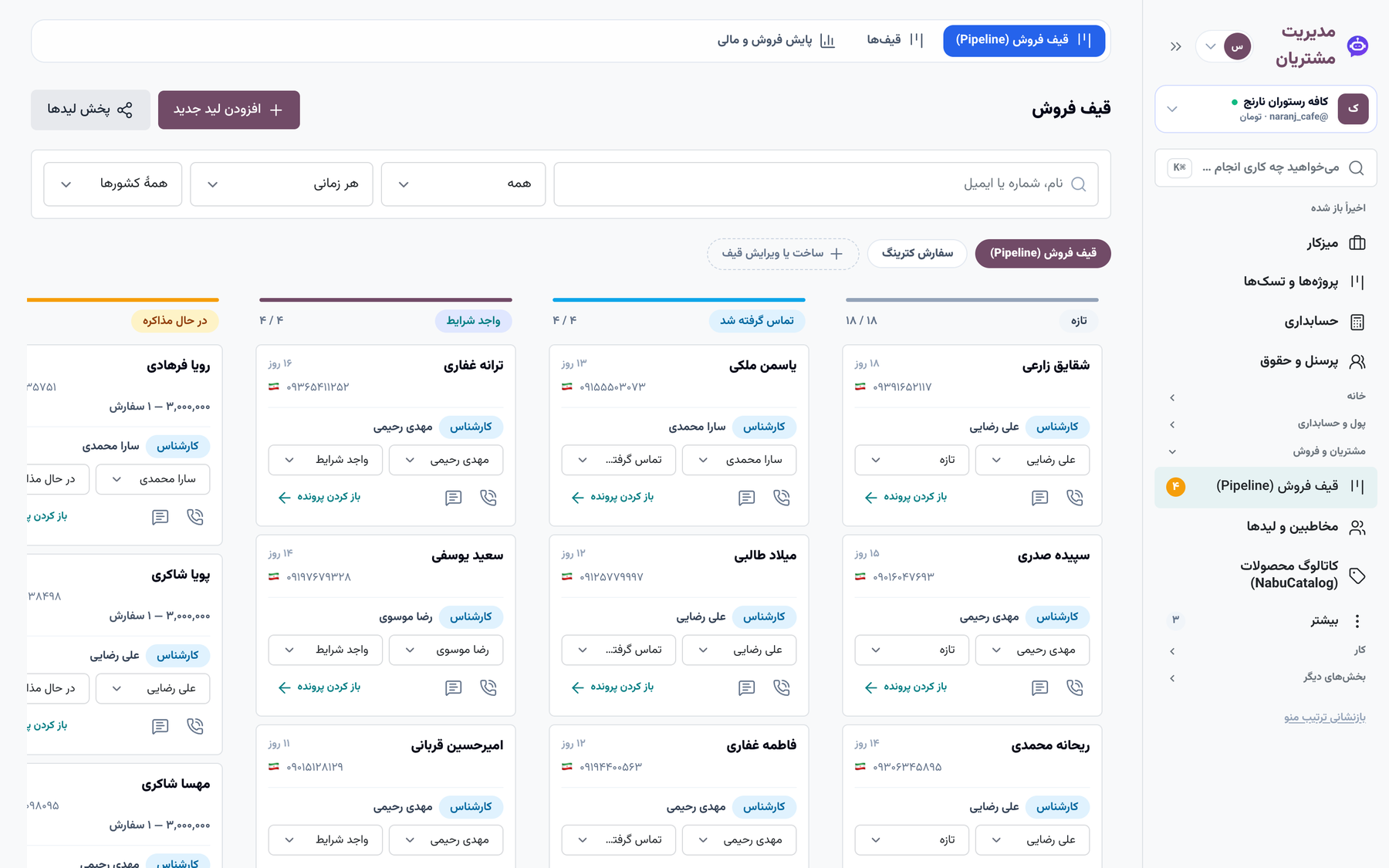 قیف فروش با پوستهٔ اودو